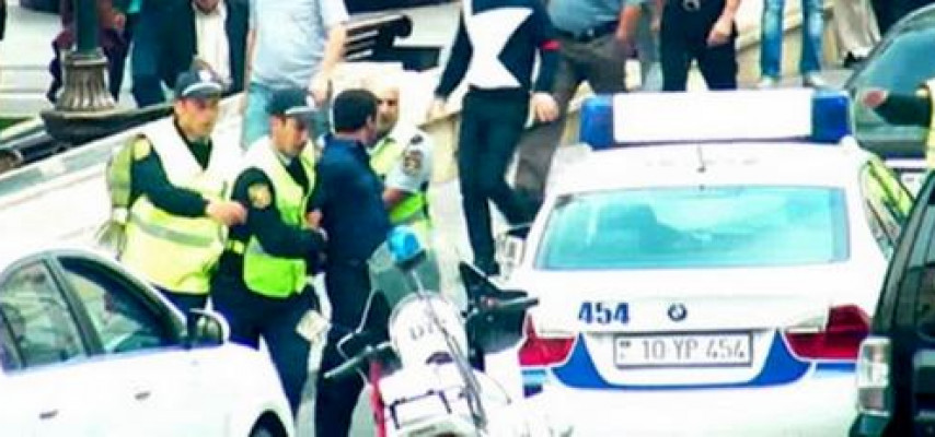 Bakıda yol polisinə odlu silah verildi