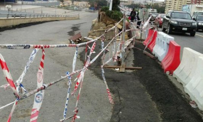 "İstinad divarı vağzala doğru sürüşür"