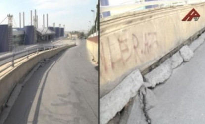 Avtovağzalda sürüşmə təhlükəsi azalıb