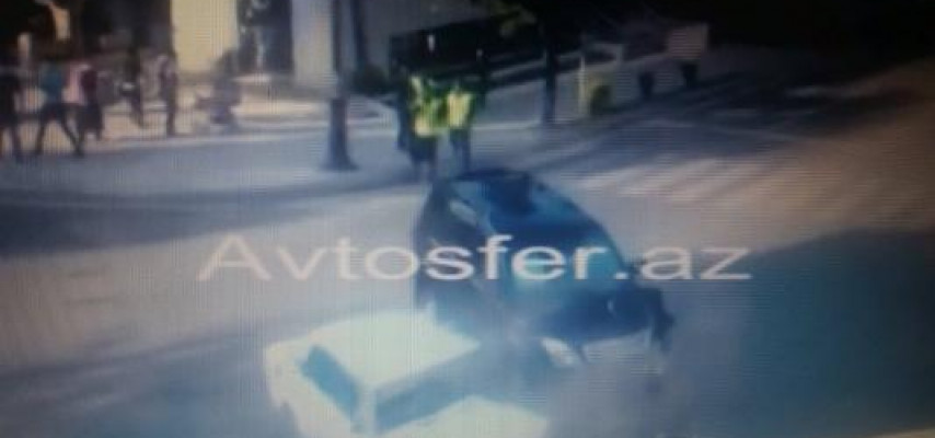 Yol polislərinin gözü qarşısında görün nələr etdilər – «Prado» və «06»