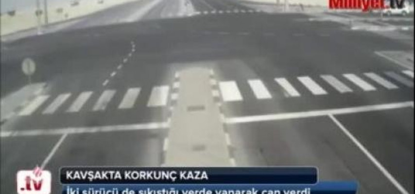 Dəhşətli yol qəzası- sürücülər yanaraq öldü