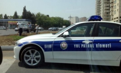 Yol polisini "07" ilə vurdular - Bakıda