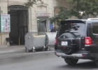 Zibil yeşikləri Bakıda tıxaclara səbəb olur – FOTO