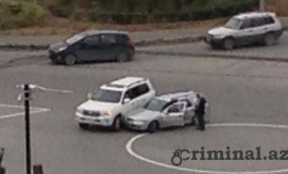 Aeroport yolunda qəza oldu