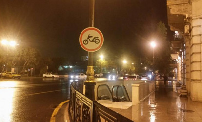 Bakıda motosiklet sürməyə qadağa qoyuldu