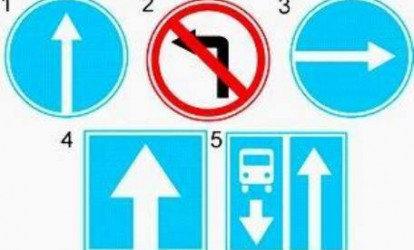 Bu nişanlardan hansı geriyə dönməyə icazə verir? – DOĞRU CAVAB