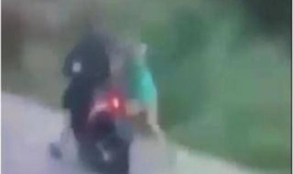 Motosikletlə insanları əzib keçdi