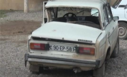 Ağstafada qatarla avtomobil toqquşub