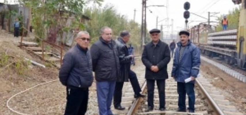 Bakı-Böyük Kəsik dəmir yolunun əsaslı təmirinə start verilib