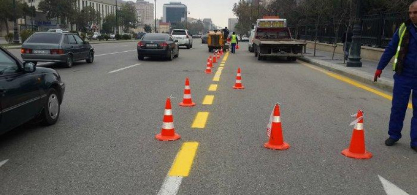 Bakının sarı zolaqları geri qayıdır