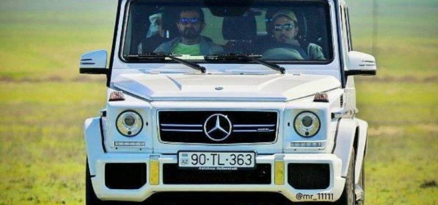 Ərəb şahzadəsi Hacıqabulda «Galendewagen»lə ova çıxdı