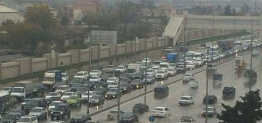 Yağış Bakını bu günə qoydu - FOTO+VİDEO