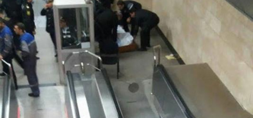 Bakı metrosunda ölüm – FOTO