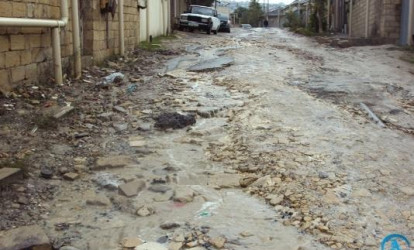 Bakının sulu "təpəsi"... – FOTO+VİDEO