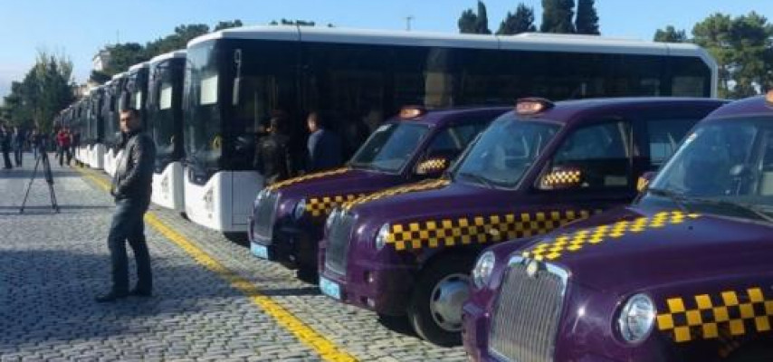 Sumqayıta yeni avtobus və taksilər gətirildi