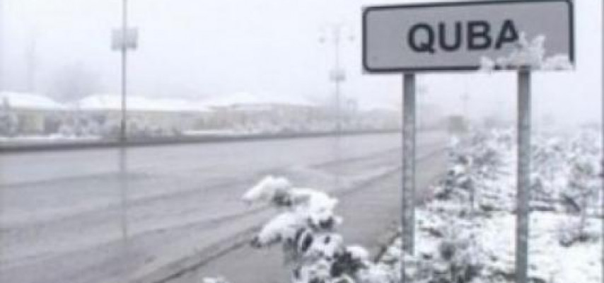 Şimal rayonlarımıza qar yağır