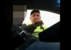 Telefondan qorxan yol polisi