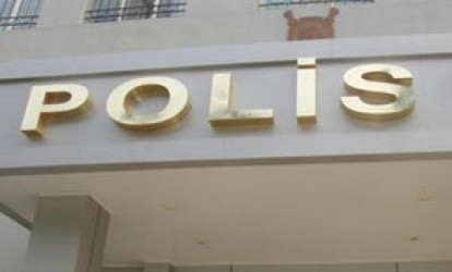 Polis binasında yanğın olub