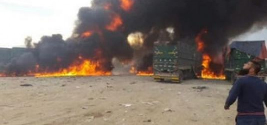 Rusiya Suriyaya yardım aparan tırları bombalayıb, 7 ölü