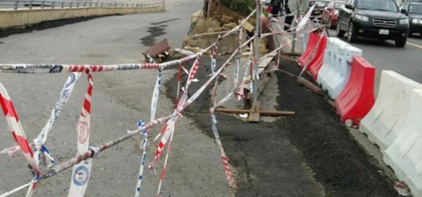 Avtovağzalının qarşısındakı yolda yenə problem yarandı