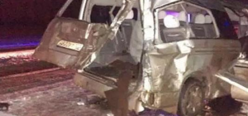 İki avtobus toqquşdu: 7 ölü, 2 yaralı