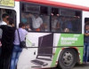 Avtobuslarda sərnişin sıxlığı