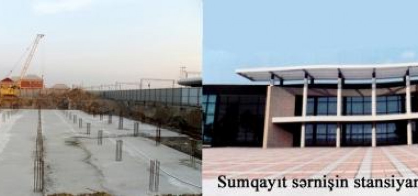 Sərnişin stansiyasının binasının tikintisinə başlanıb