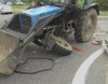 Abşeronda avtomobillə traktor toqquşdu: 1 ölü