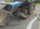 Abşeronda avtomobillə traktor toqquşdu: 1 ölü
