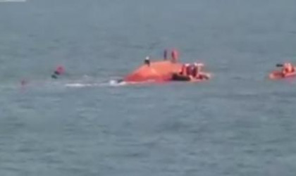 Həyəcanlı xilasetmə - 1 nəfər dənizdən salamat çıxdı!
