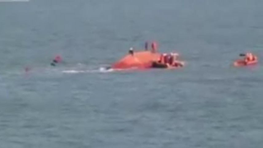 Həyəcanlı xilasetmə - 1 nəfər dənizdən salamat çıxdı!