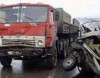 Minik avtomobili "KamAZ"a çırpılıb, sürücü ölüb