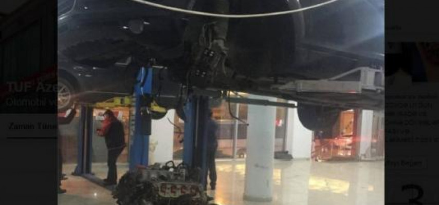 Bakıda «Audi Q7»nin mühərrikini cəmi 120 manata yığdılar