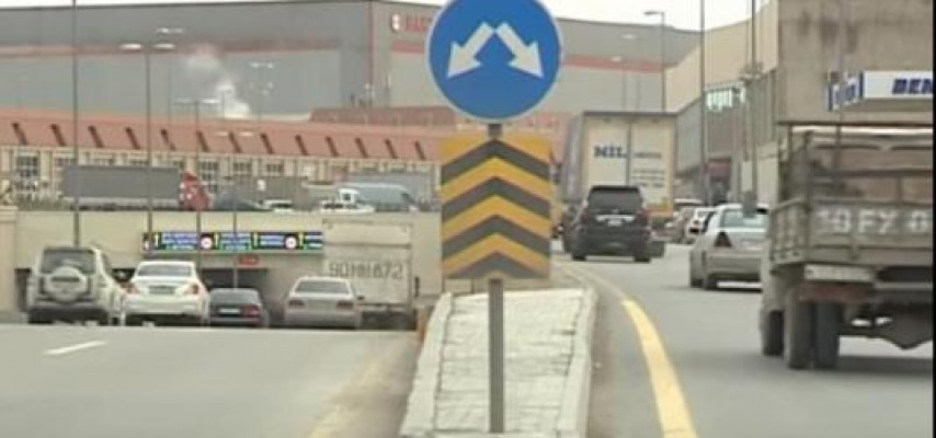 Ziya Bünyadov prospektində müəmmalı yol nişanı – Çaşmayın