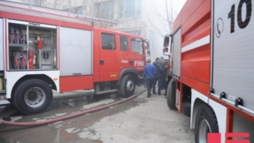 Avtomobil təmiri sexində YANĞIN