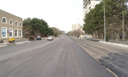 Daha bir küçənin görkəmi tam dəyişir
