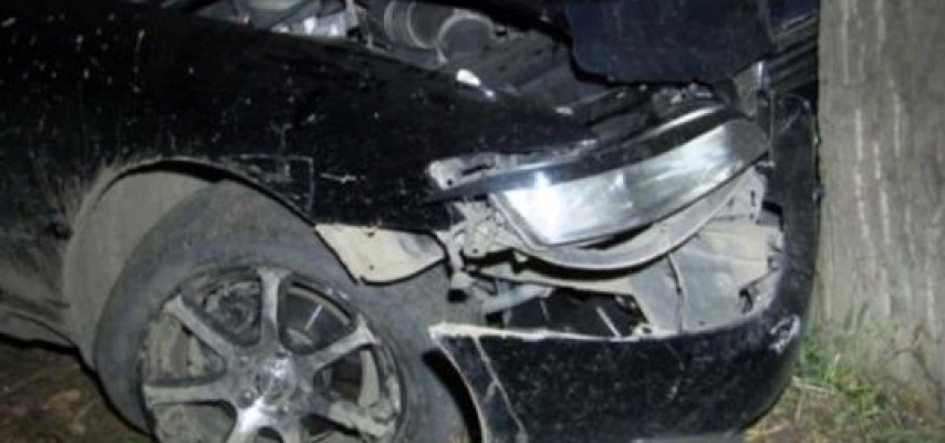 “Daewoo” səkiyə çırpıldı