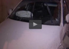 İki xanım sürücü şəhərin mərkəzində qeyri-adı qəza törətdi