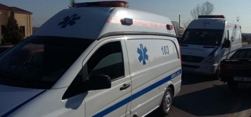 Ağdamda avtomobil qəzası: 2 nəfər xəsarət alıb