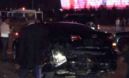 Administrasiyanın maşını qəzaya düşdü - PA 580