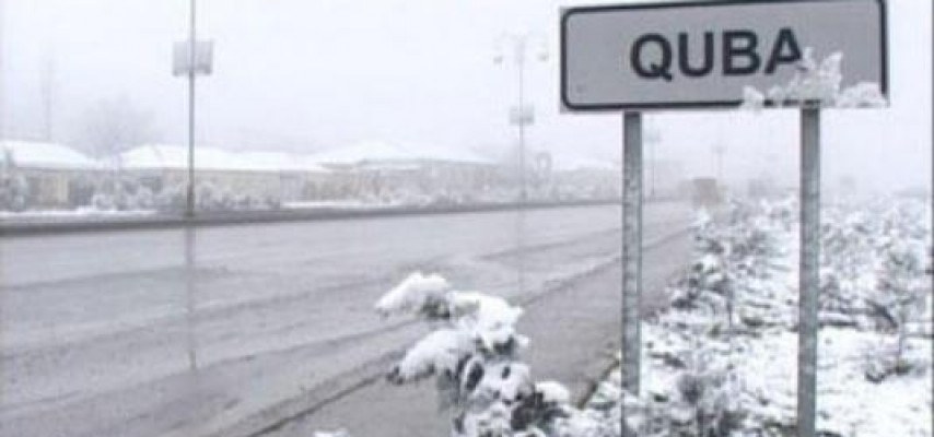Azərbaycana qar yağmağa başladı
