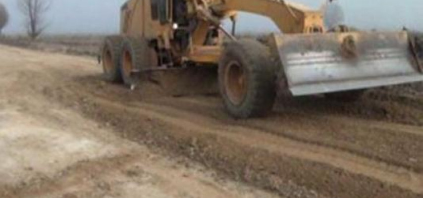 5 kəndi birləşdirən yolda tikinti işləri yekunlaşır