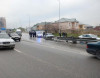 Avtomobil qəzası zamanı yol təsərrüfatına ziyan dəyib
