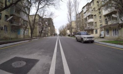 Bakıda daha bir küçədə nəqliyyatın hərəkəti bərpa olunub