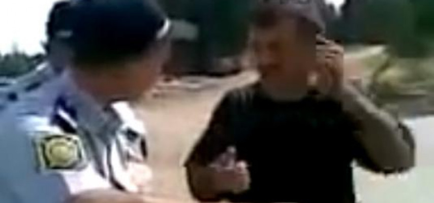Yol polisi sürücünü belə şərlədi – «Paqonumu cırdın, dövləti təhqir elədin»