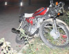 İçib motosikleti aşırdı