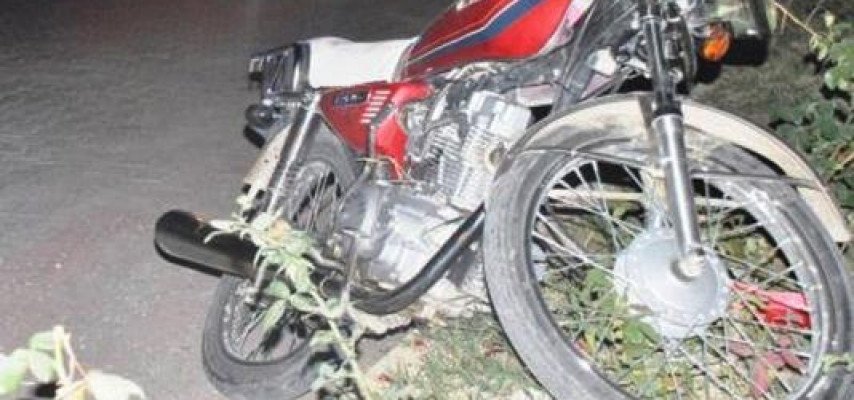İçib motosikleti aşırdı