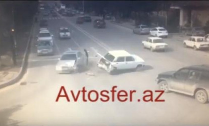 Bakıda 3 qəzanın görüntüləri yayıldı – Hər üçündə «07» var