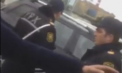 Bakıda daha bir evakuator «şousu» - Zorla apardılar