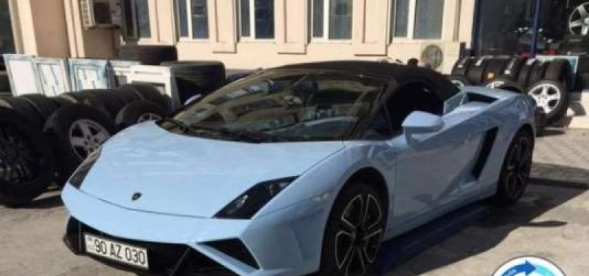 Bakıdakı 250 minlik "Lamborghini"nin sahibi məlum oldu
